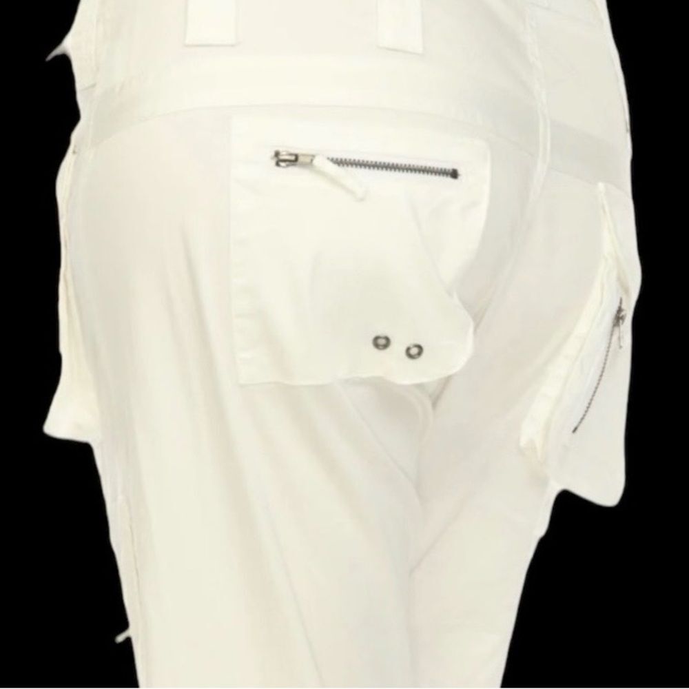 Johnny Was Pete & Greta Off White Cargo Pants Y2K Utility Pants NWOT size 6 - Picture 4 of 13